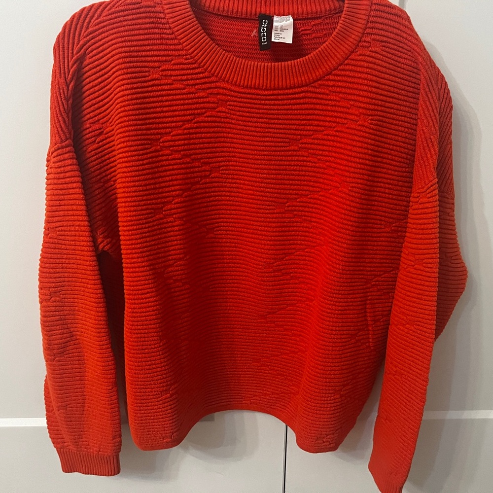 H&M Orange/Red xs sweater